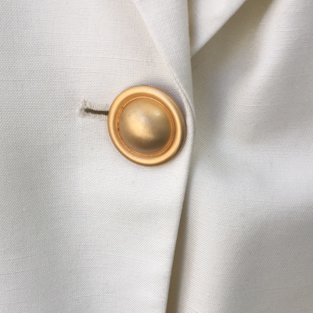 Vintage Cream Color 2 Piece Suit Size 6P - Picture 4 of 6